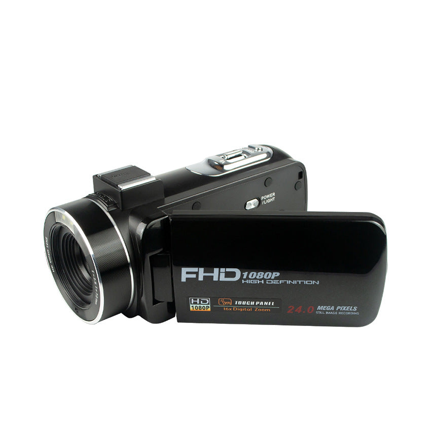 Videocámara digital Full HD con micrófono