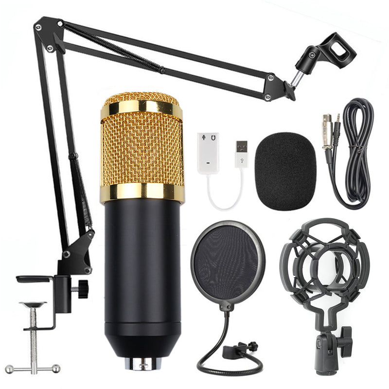 Kit de micrófono de condensador con brazo articulado
